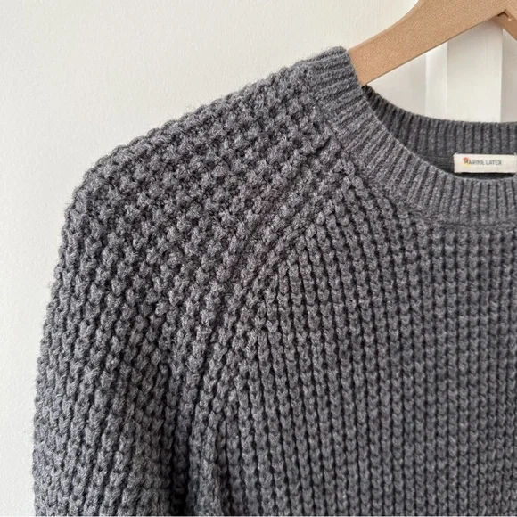 MARINE LAYER grey Delaney Raglan Sweater - Picture 2 of 10